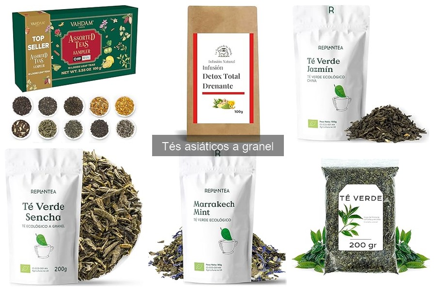 Tés asiáticos a granel para dietas específicas: Guía práctica