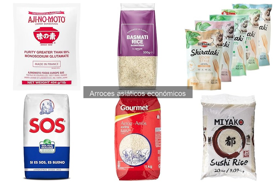 Tipos de arroces asiáticos económicos: guía práctica