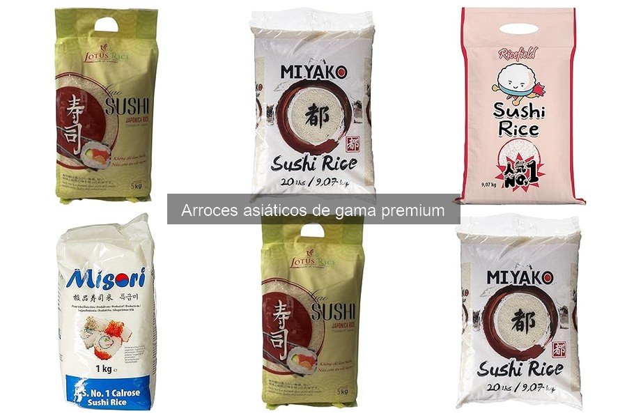Tipos de arroces asiáticos premium y sus usos en cocina
