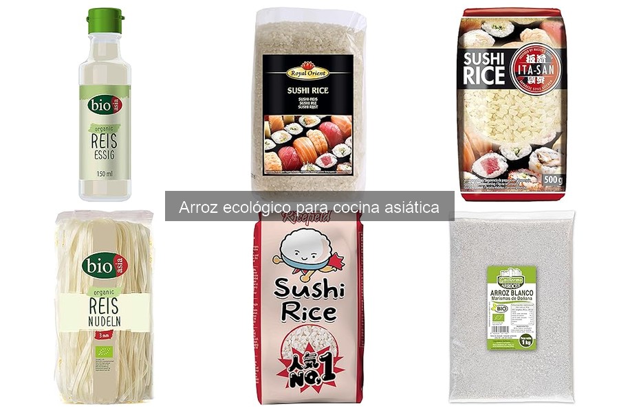 Tipos de arroz ecológico para cocina asiática: guía completa