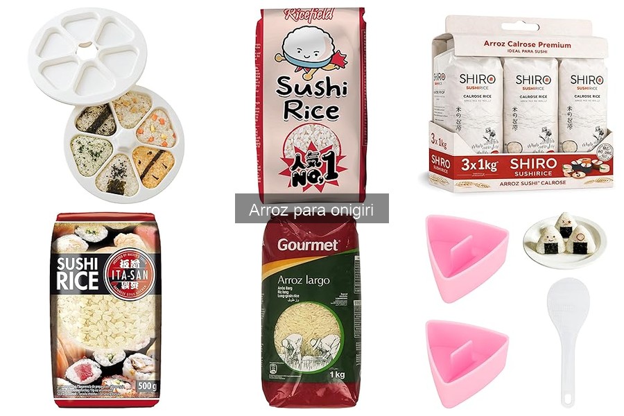 Tipos de arroz ideales para preparar onigiri en casa