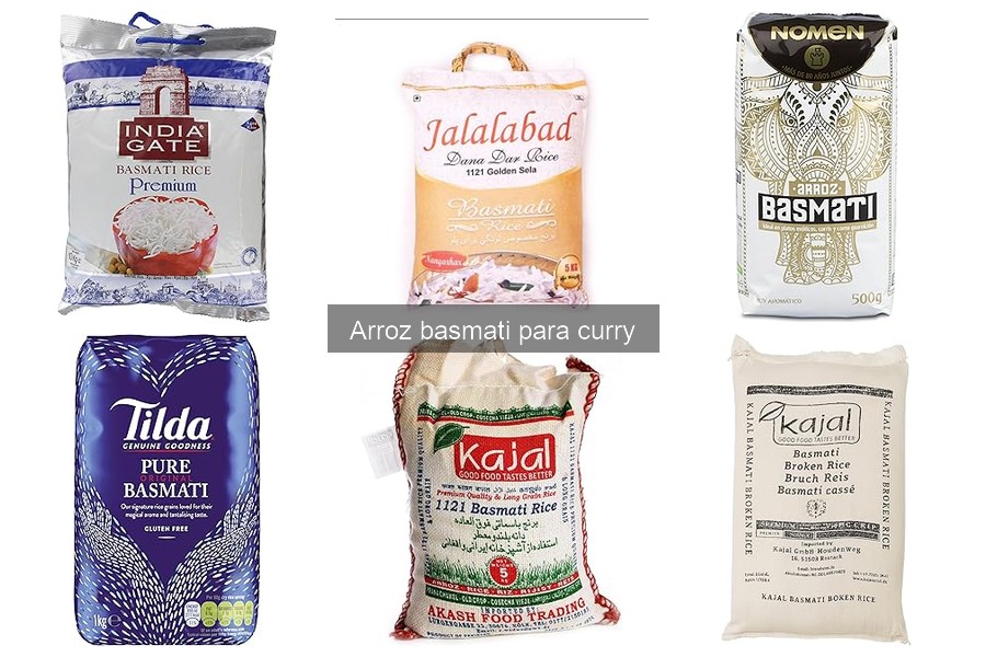 Tipos de arroz para curry: elige el mejor acompañante