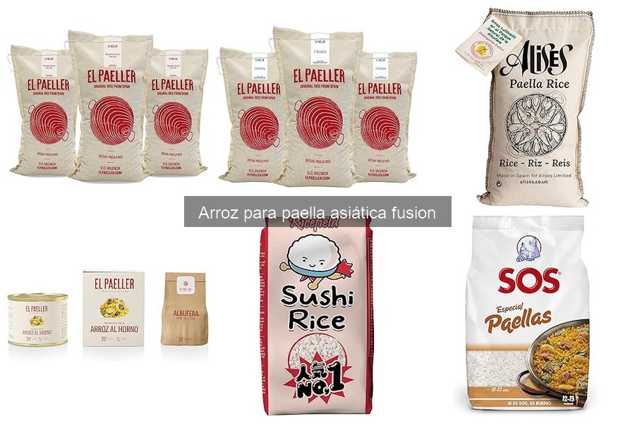 Tipos de arroz para paella asiática fusión: ¡Descubre el mejor!