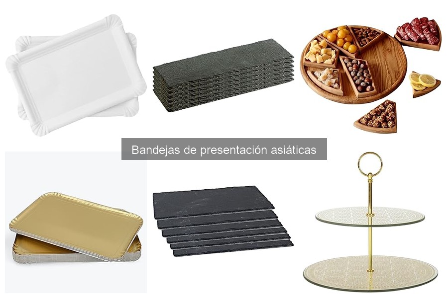 Tipos de bandejas de presentación asiáticas para tu cocina