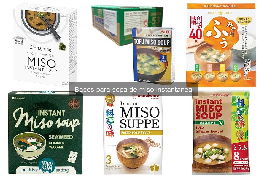Tipos de Bases para Sopa de Miso Instantánea: Guía Esencial