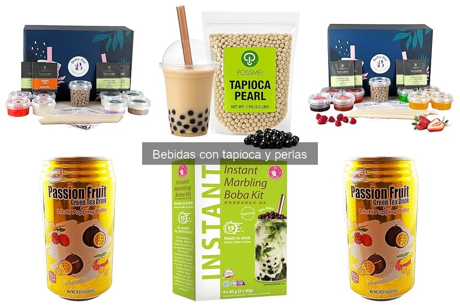 Tipos de bebidas con tapioca: sabores y características