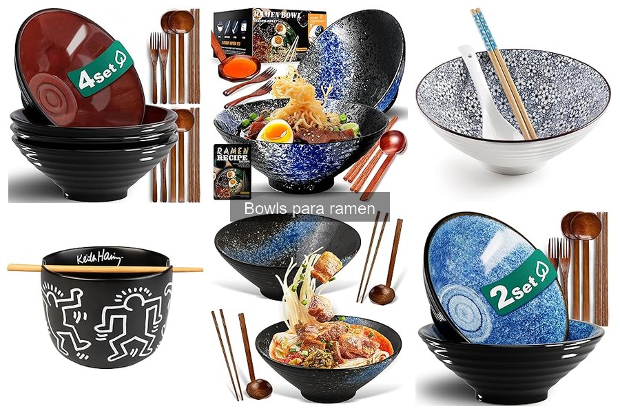 Tipos de bowls para ramen: características y opciones
