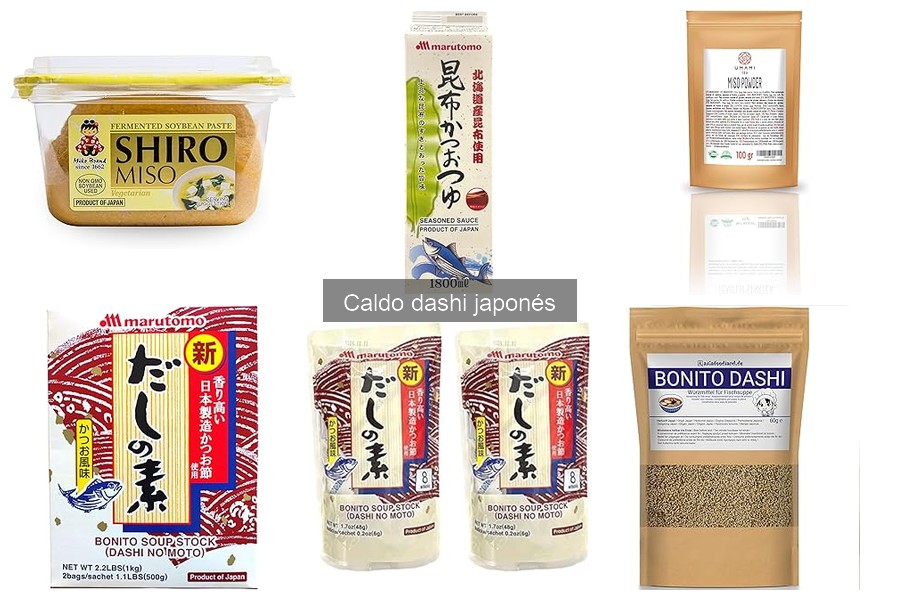 Tipos de caldo dashi: Kombu, bonito y más alternativas