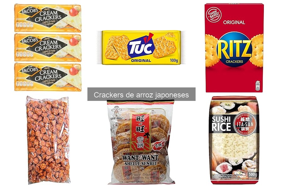 Tipos de crackers de arroz japoneses: variedades y sabores