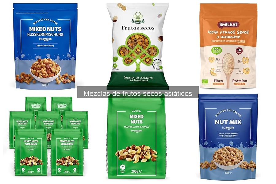 Tipos de frutos secos asiáticos y sus beneficios