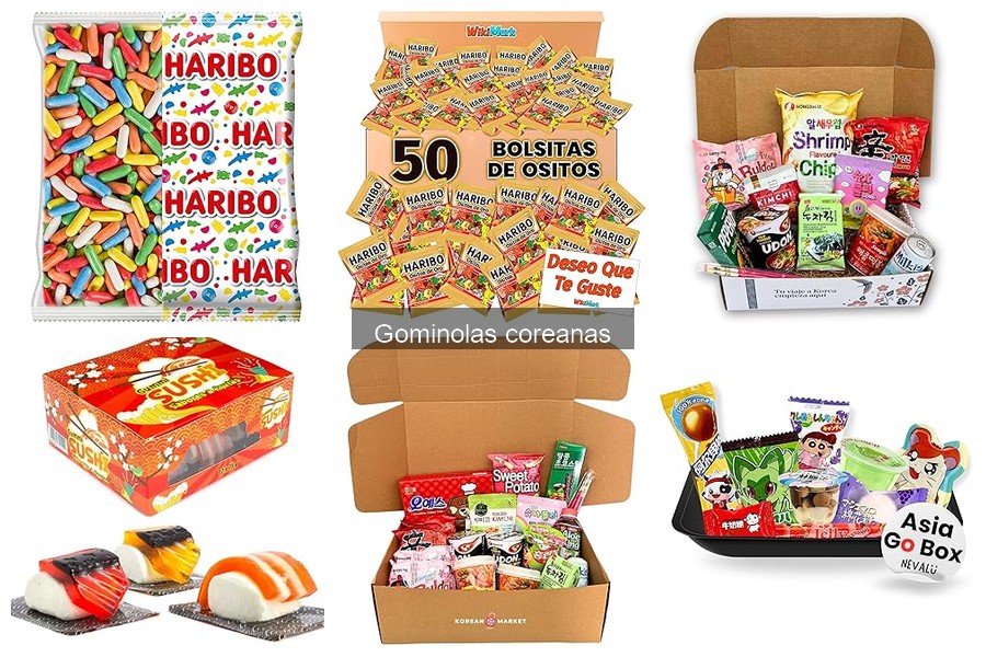 Tipos de gominolas coreanas y sus deliciosos sabores