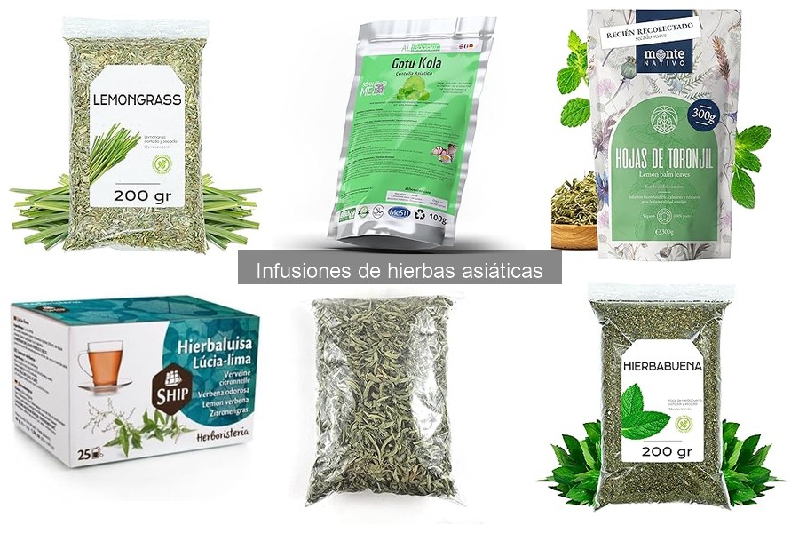 Tipos de hierbas para infusionar en la cocina asiática