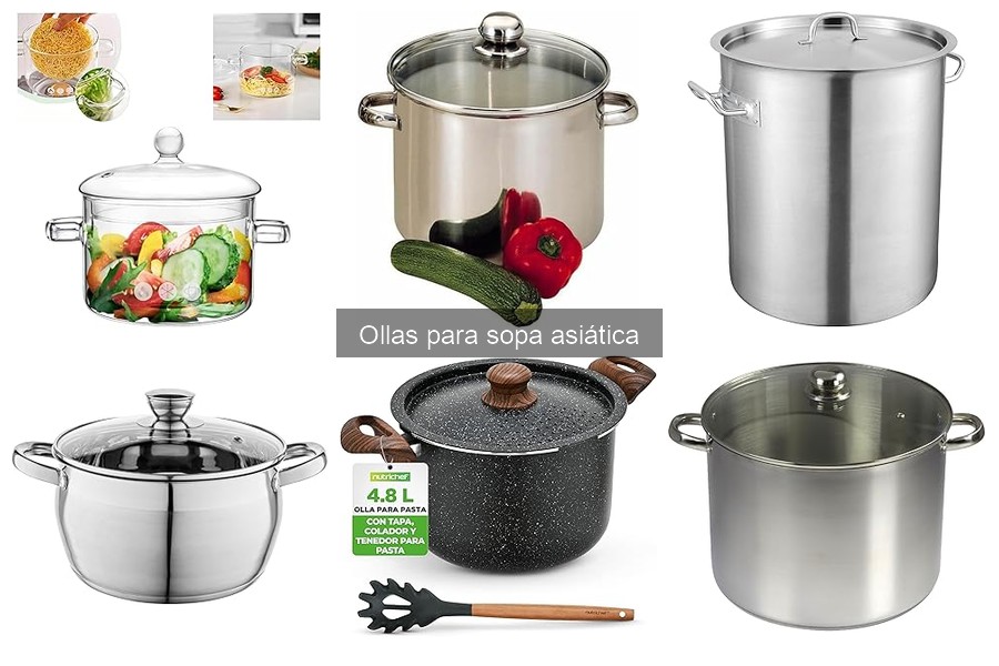 Tipos de ollas para sopa asiática: guía completa