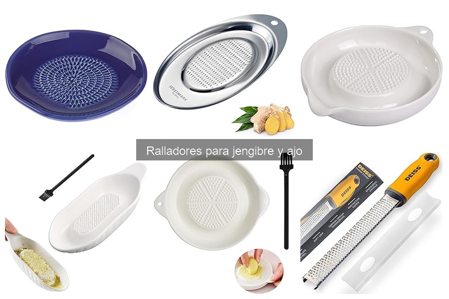 Tipos de Ralladores para Jengibre y Ajo: Guía Completa