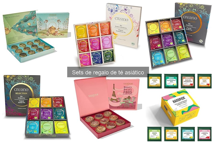Tipos de sets de regalo de té asiático: ¡Descubre variedades únicas!