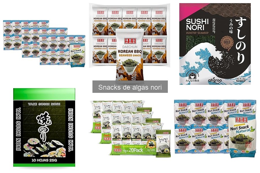 Tipos de Snacks de Algas Nori: Variedades y Sabores