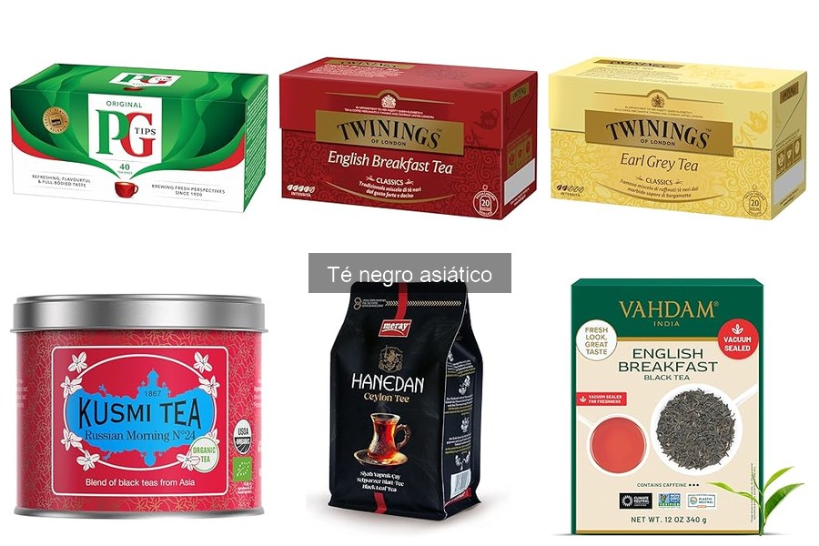 Tipos de té negro asiático y sus características únicas