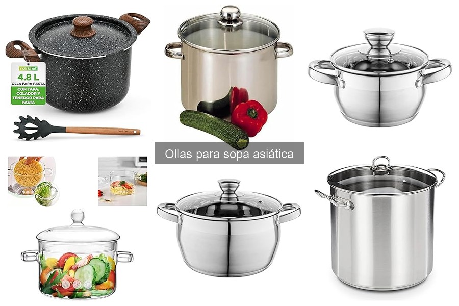 Todo sobre ollas para sopa asiática: características esenciales