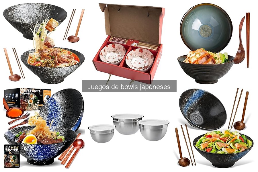 Usos Comunes de los Juegos de Bowls Japoneses en la Cocina
