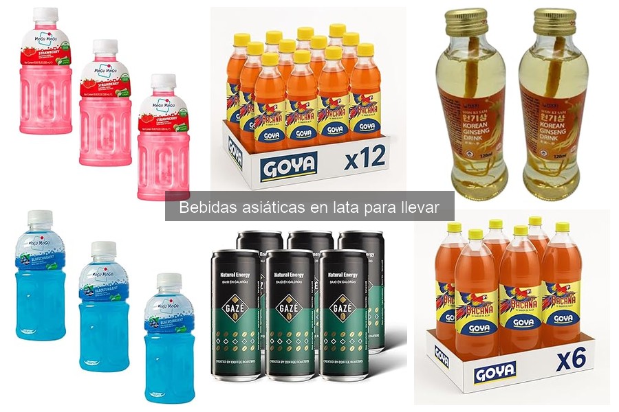 Usos creativos de bebidas asiáticas en lata para tus recetas