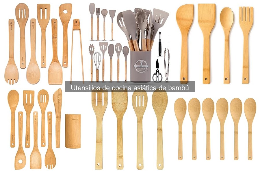 Utensilios de cocina de bambú más populares en Amazon