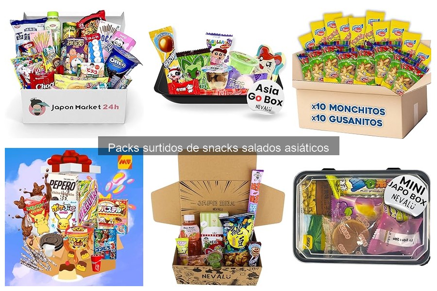 Ventajas de comprar packs surtidos de snacks asiáticos