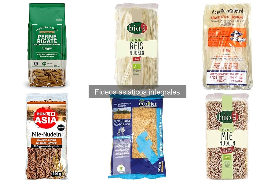 Ventajas de consumir fideos asiáticos integrales para tu salud