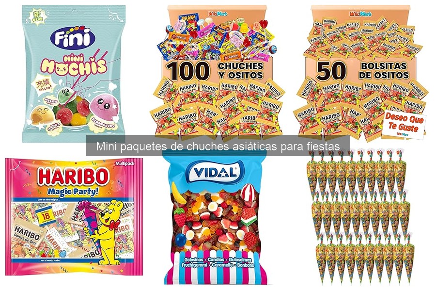 Ventajas de elegir mini paquetes de chuches asiáticas para fiestas