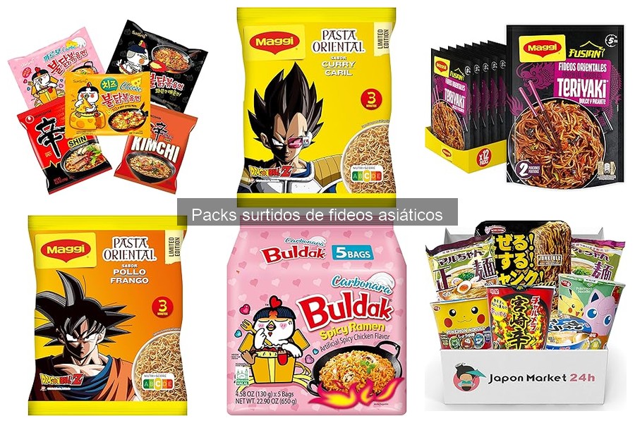 Ventajas de los Packs Surtidos de Fideos Asiáticos