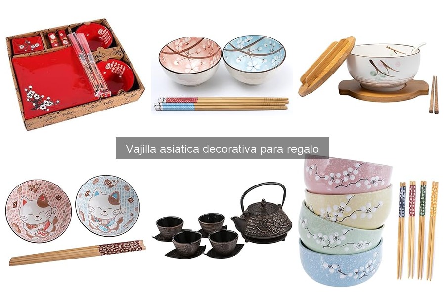 Ventajas de regalar vajilla asiática decorativa
