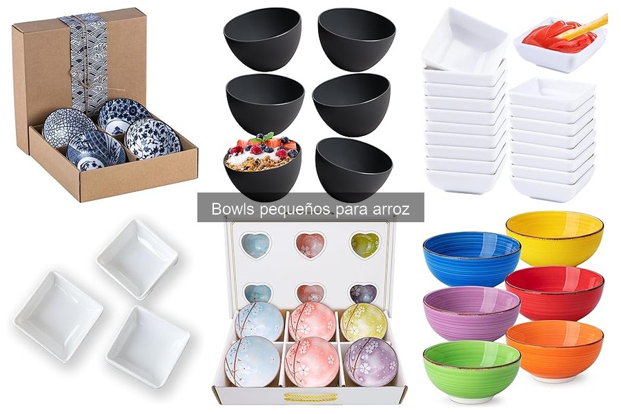 Ventajas de usar bowls pequeños para arroz en tu cocina