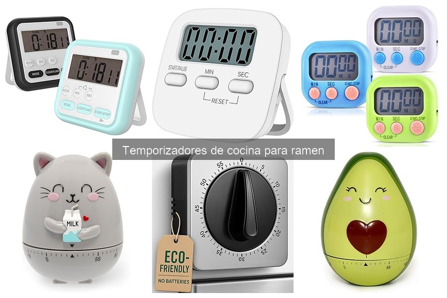 Ventajas de usar un temporizador de cocina para ramen