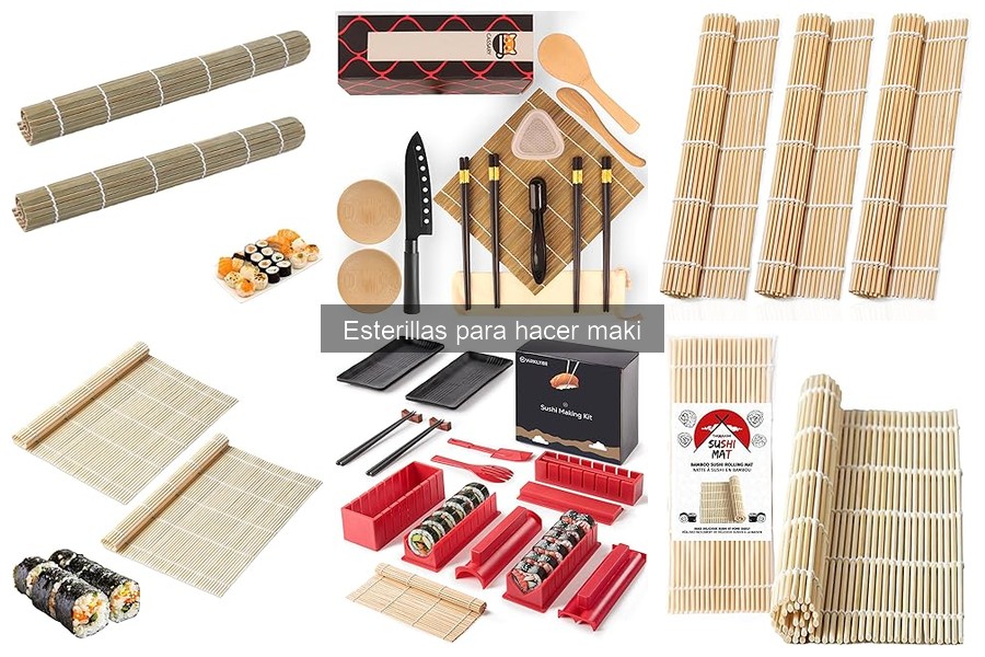 Ventajas de usar una esterilla para hacer maki en casa