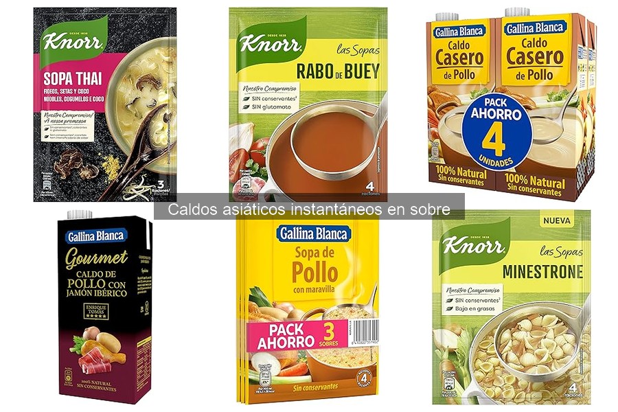 Ventajas y desventajas de los caldos asiáticos instantáneos