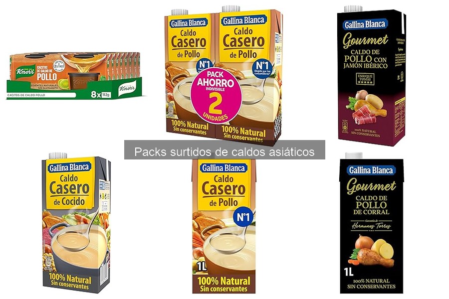 Ventajas y desventajas de los packs de caldos asiáticos