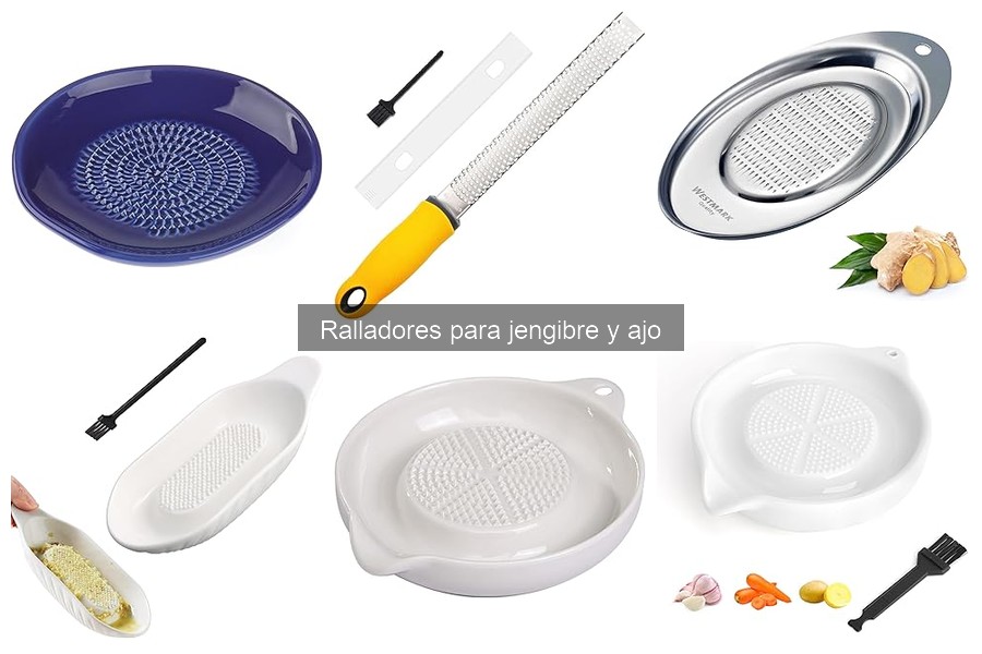 Ventajas y desventajas de los ralladores de jengibre y ajo