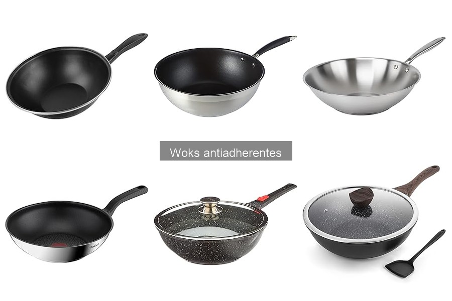 Ventajas y desventajas de los woks antiadherentes